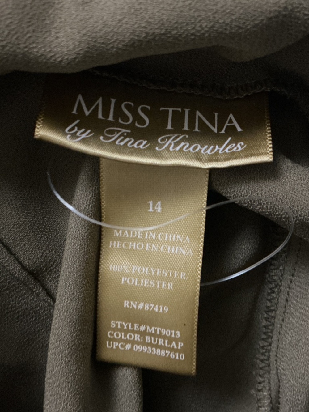 Miss Tina wide leg palazzo pants size 14 pull on no zipper. - Picture 5 of 5